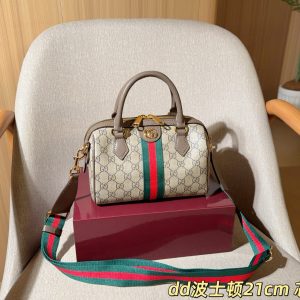 Gucci Ophidia Boston Bag 21x14x12