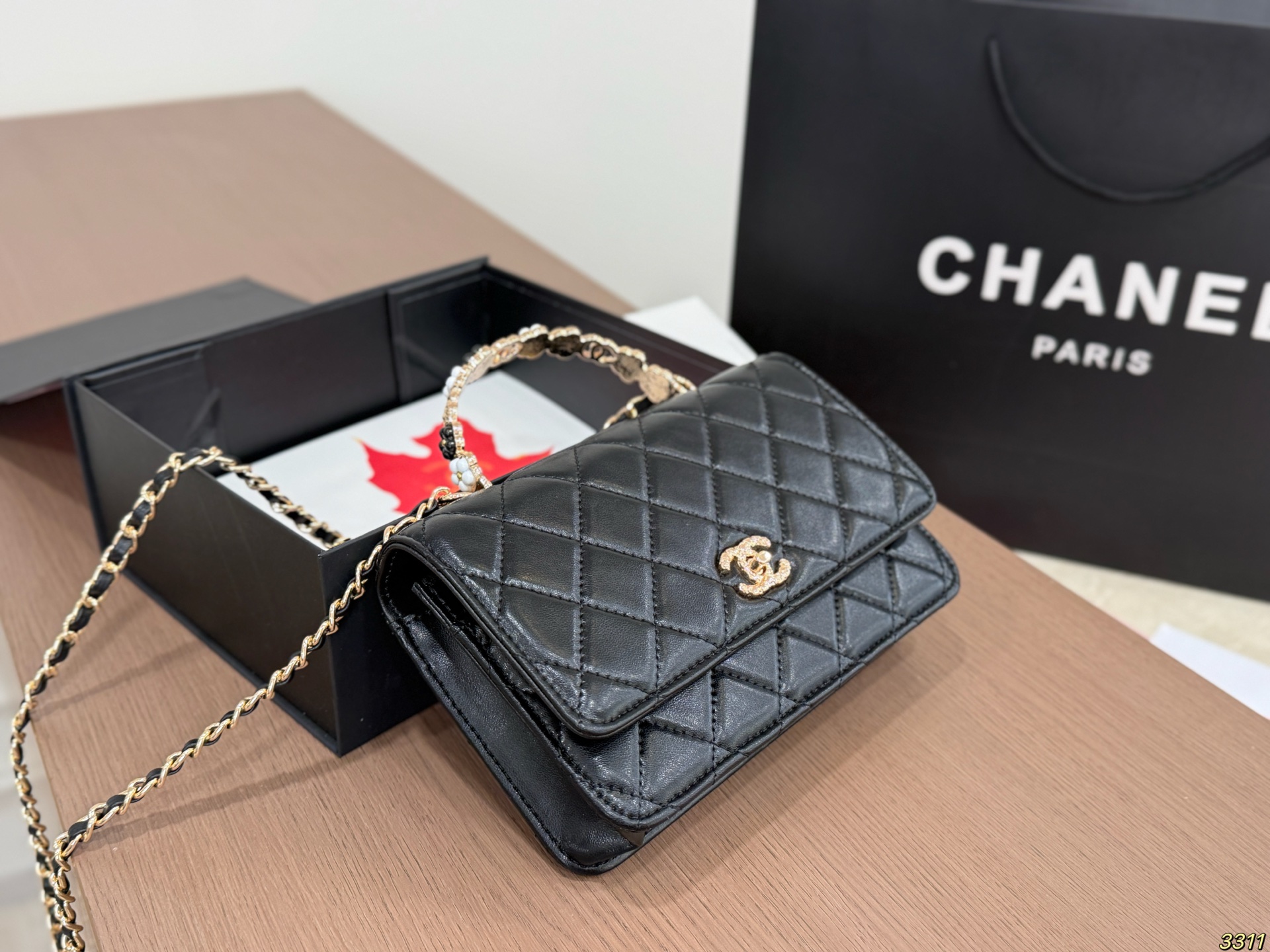 Wealth style, full set of packaging. ChanelChanelwoc handle fortune bag is more - Image 5