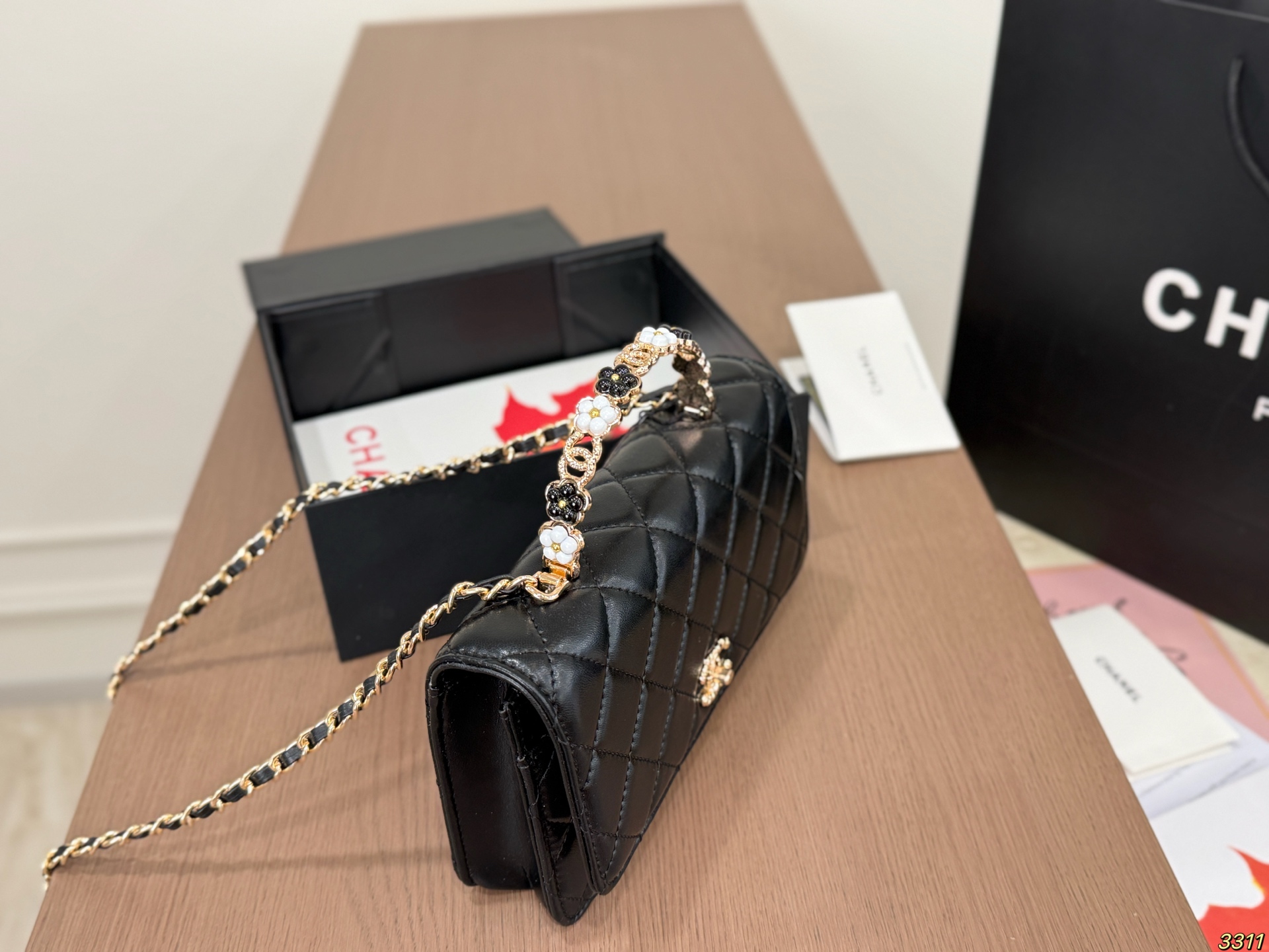 Wealth style, full set of packaging. ChanelChanelwoc handle fortune bag is more - Image 7