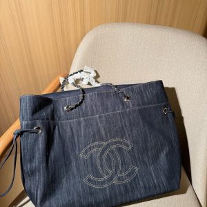 ChanelChanel Second-hand Denim Tote BagtoteShopping Bag