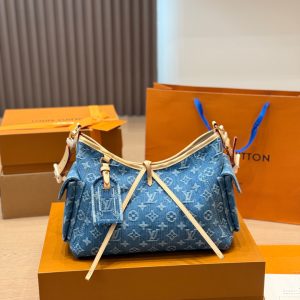 Re-engraved version of the original LV denim denim Carryall handbag LV 2023 New