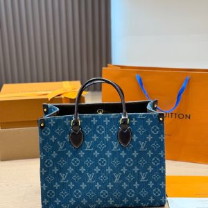 LV Onthego denim denim MediumTote Bag LV Onthego denim denim MediumTote Bag, dar