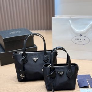 . Prada Nylon Handbag Prada’s classic nylon Handbag is made of iconic parachute