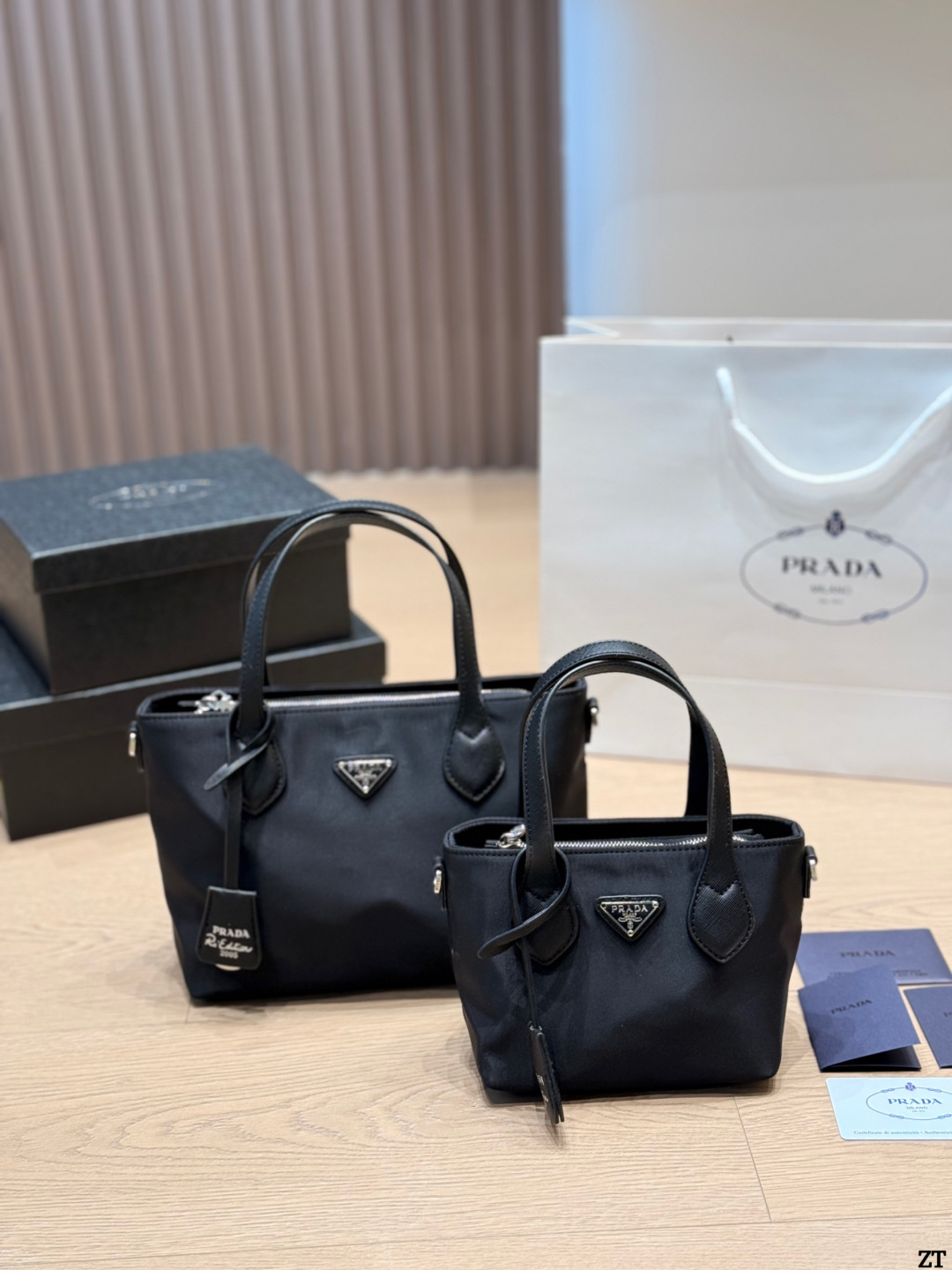 . Prada Nylon Handbag Prada’s classic nylon Handbag is made of iconic parachute