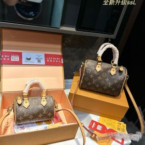 . Gift box packaging LV Pillow Bag SPEEDY handbag M61252! The Nano Speedy handba