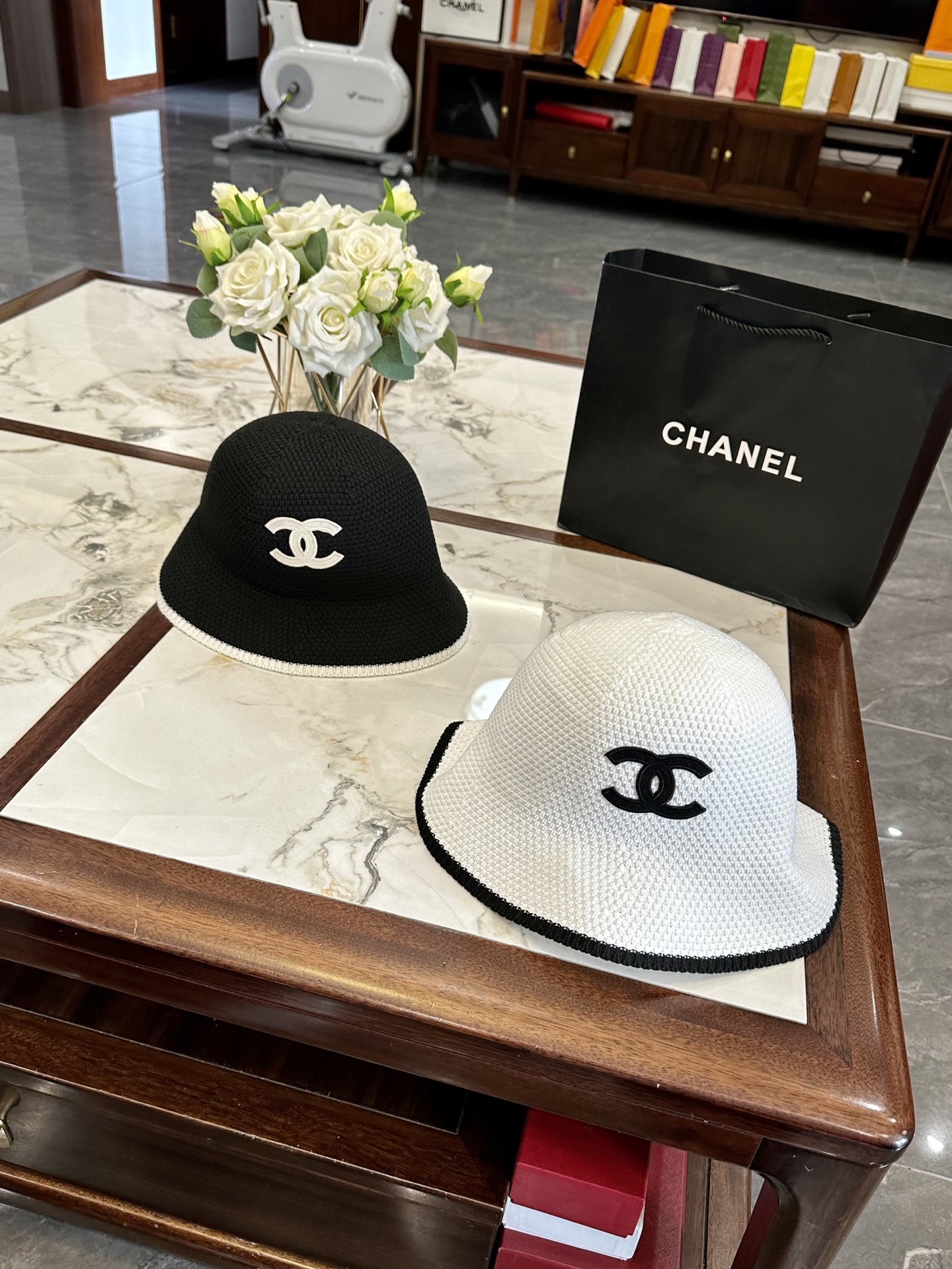 A popular Chanel bucket hat for women 🆕 I bought it and everyone said it looks g