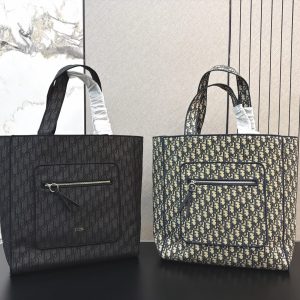 Dior Dior Oblique tote Shopping Bag DenimEmbroideryHandbagTote Bag Briefcase Spe