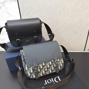 DIOR Dior Baby Messenger Bag Flip Messenger Bag Unisex Crossbody Bag Shoulder Ba