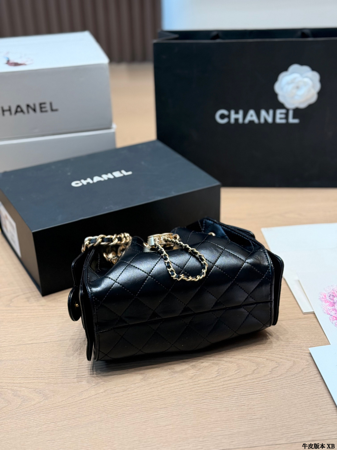 Cowhide version Chanel 25s CowhidehoboHobo Bag Chanel Chanel CowhideEmbroiderySh - Image 7