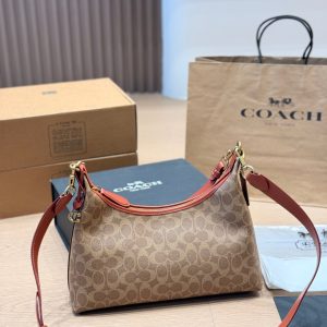 Re-engraved version of the Cowhide Coach JulietShoulder Bag Coach Juliet Oil Wax