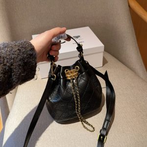 ChanelChanel Vintage Slit MiniBucket Bag Super soft fabric full of sophisticatio