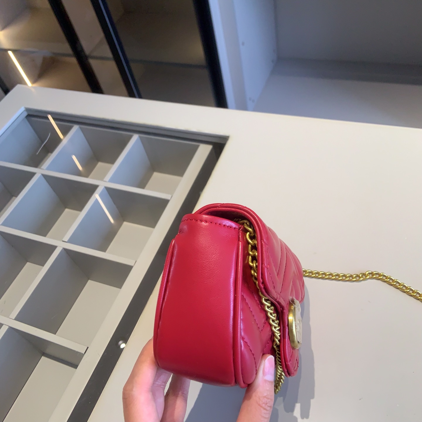 GUCCIShopping Bag+GUCCIChain Bag++G Wallet Shopping Bag: 35*27*12 small bag 23*1 - Image 6