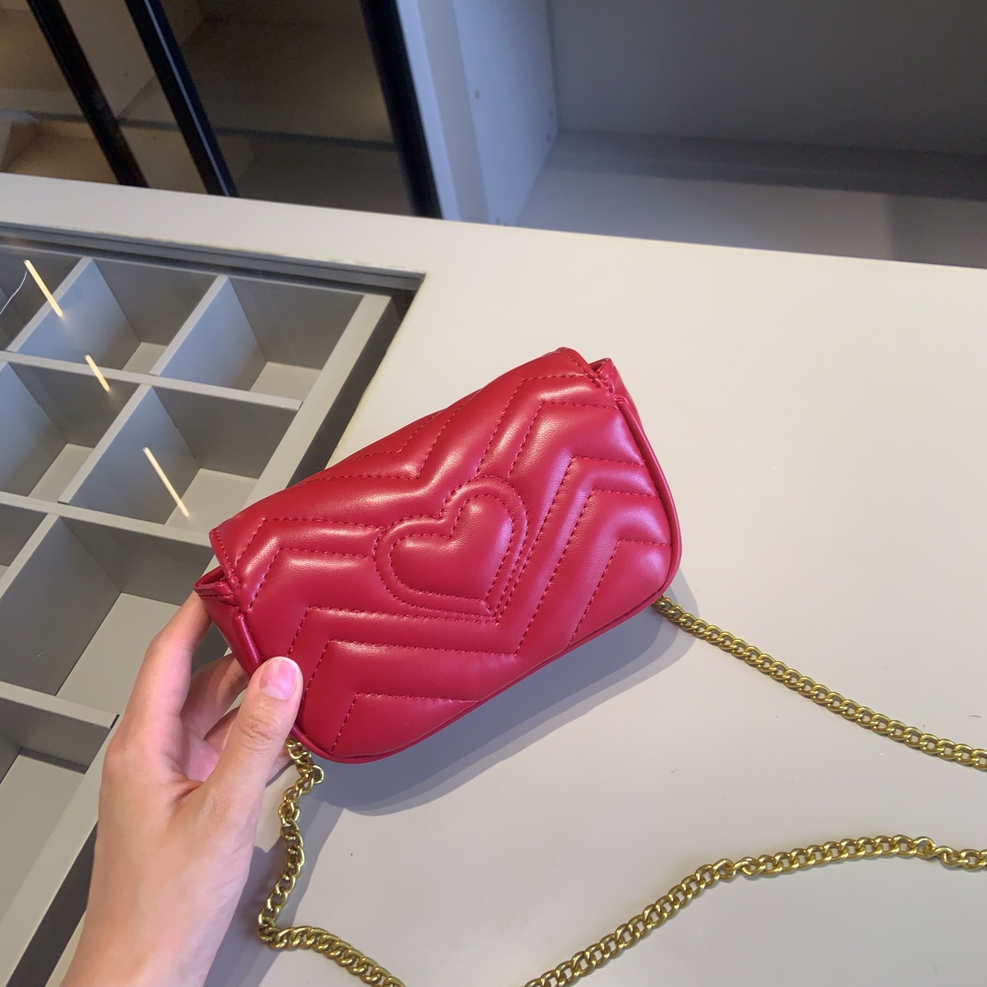 GUCCIShopping Bag+GUCCIChain Bag++G Wallet Shopping Bag: 35*27*12 small bag 23*1 - Image 7