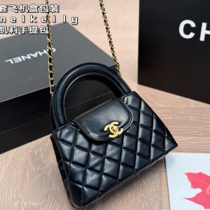 Full set of airplane box packaging ChanelChanelkelly Kelly Handbag Fashion is a