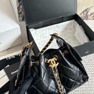Mini box with oil wax leather/CaviarCowhide Chanel 25s hoboMini is really a mast
