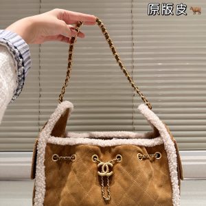Replica version of Chanel 25K 25bag frosted teddy bag Chanel 25bagSuede teddy ba