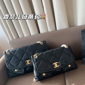 Large255 Small CowhideChanelChain Bag Simple and versatile, good-looking, the fi