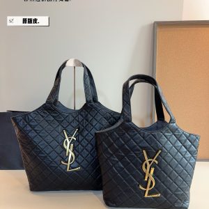 Pure leather. YSLSaint Laurent Shopping Bagtote has a super large capacity. It i
