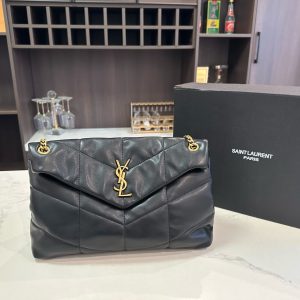 /150/ Folding box size: 20*15cm/26*18cm/33*23cm YSL Saint Laurent cloud bag, sup