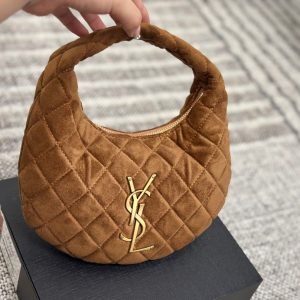 YSL Saint Laurent|Saint Laurent A little cute. Velvet-like texture with Brown to